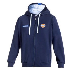 SPARCO pulover GULF HOODED FULL ZIP N02