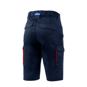 SPARCO Delovne hlače HAWAII modra/rdeča